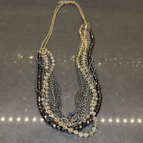 Elegant Multi Layer Necklace - Picture 4 of 4